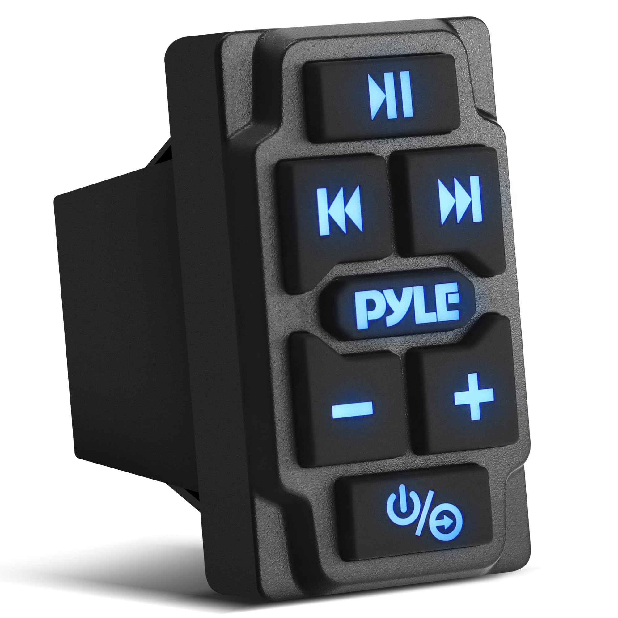Photo 1 of Pyle Rocker Switch Wireless BT Audio Controller, Waterproof Rated Marine Receiver Remote Control for Car, Truck, Boat, 4x4, PowerSport Vehicles, Connect and Stream Audio from External Devices