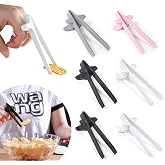 denple Finger Chopsticks, 6-Pcs Snack Tongs for Gaming, Gamer Gifts | Finger chopsticks for snacking, chip chopsticks, clean hands, game night accessory, gifts for gamers