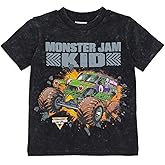 Monster Jam Vintage Wash Matching Family T-Shirt Toddler to Adult Grave Digger