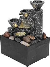 Well Being Tabletop Cascading Four Bowls Water Fountain Zen Indoor view 5