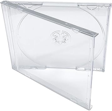 KEYIN - Caja para CD transparente estándar (50 unidades): Amazon.es: Electrónica