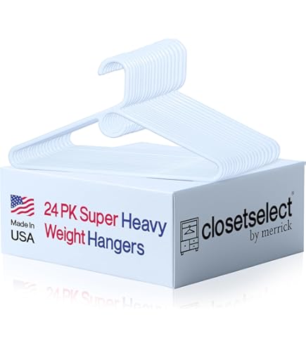 Amazon.com: Honey-Can-Do HNG-01523 White Plastic Hangers 15-ct