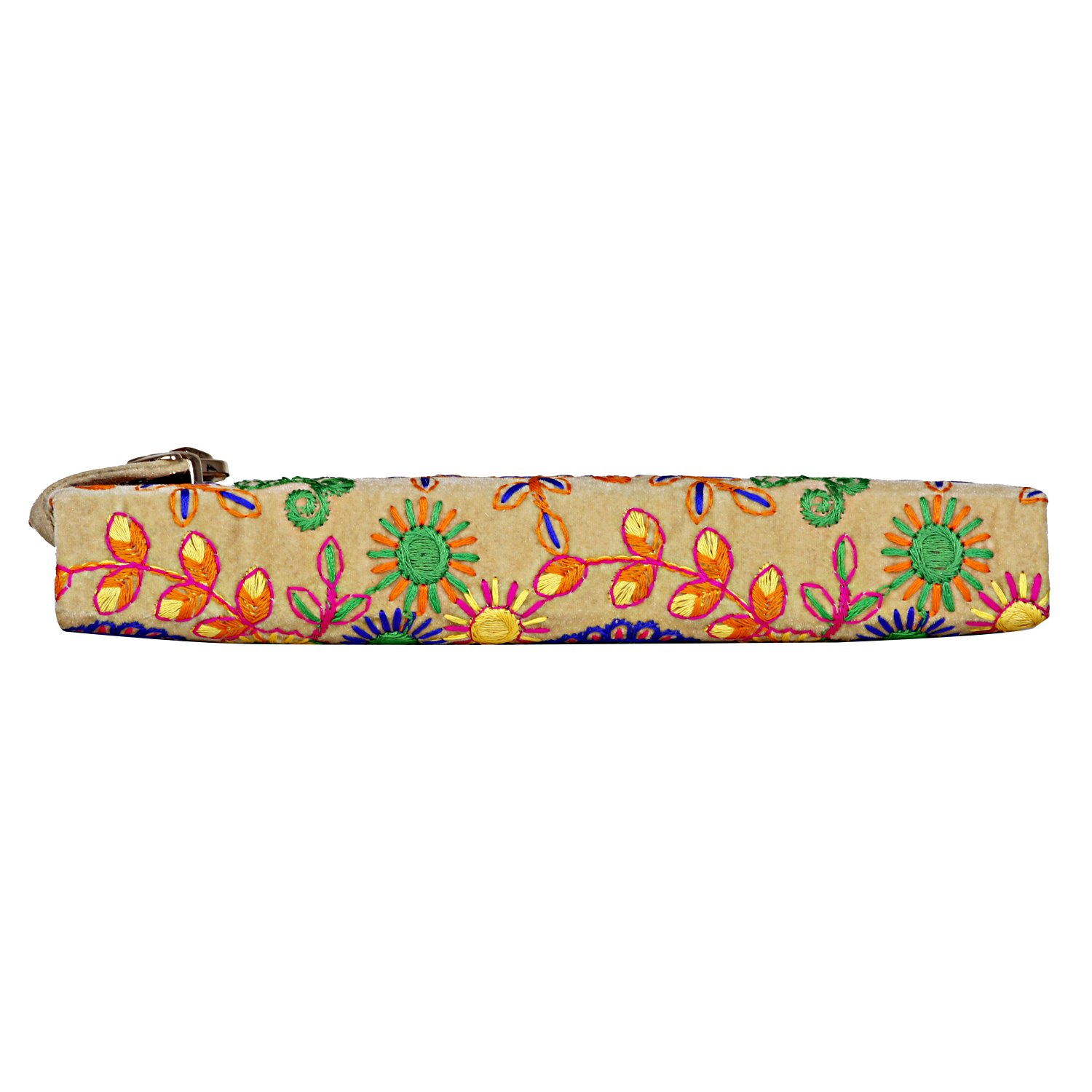 aadhunik libaas women's multicolor embroidery clutch
