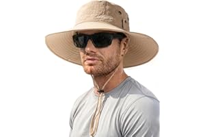 FURTALK Sun Hats for Men Fishing Hat UPF 80+ Foldable Wide Brim Outdoor Hiking Beach Summer Hats