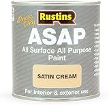 Rustins ASAP Paint Cream 1 L – Quick-Drying, Low Odor, Indoor Safe