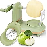 Dormercy Apple Peeler, 8 Wedges Apple Peeler Slicer Corer, Apple Slicer, Stainless Steel Blades