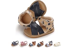 EAU LAYAMEN Baby Girl Sandals Summer Crib Shoes Bowknot Soft Sole Infant Girls Princess Dress Flats First Walker Shoes