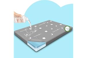 Home4me Pack and Play Mattresses 38" x 26"x 3'', Dual Sided Pack n Play Mattress Pad, Waterproof Memory Foam Playpen Mattress