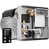KINGRVER 6 Gallon RV Hybrid Water Heater, Electric & Gas Heating Options — Use Separately or Together for Faster Hot Water, P