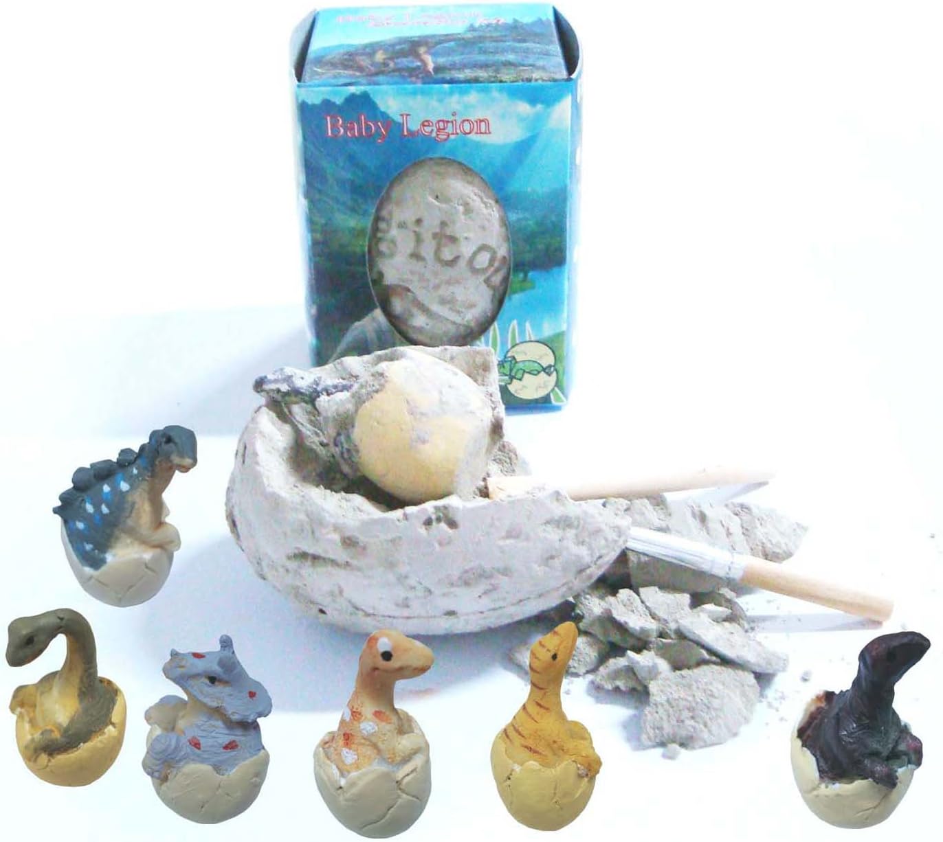 24 Pack Eggs Baby Legion Dinosaur Excavation Kit