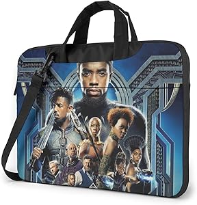 Black Panther King Hero Laptop Sleeve Bag Case 15.6 inch MacBook Air Pro Notebook Sleeve Case Portable Briefcase Tote