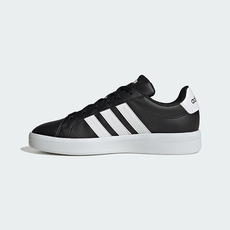 Mixte Enfant Grand Court 3.0 Junior Shoes, Core Black/FTWR White/FTWR White, 35.5 EU — photo 3 sur 8