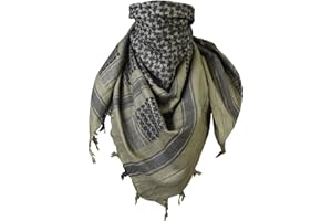 Shemagh scarf men & women tactical 100% cotton military head neck wrap shawl motorcycle hiking paintball face mask 42”x42”