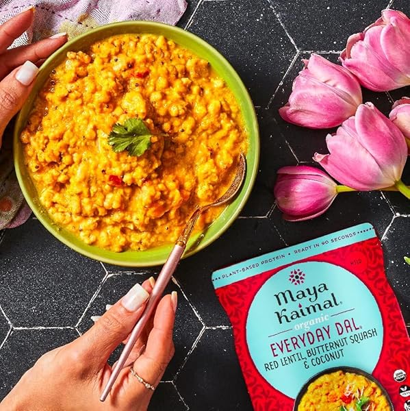 MAYA KAIMAL ORGANIC, EVERYDAY DAL, RED LENTIL, BUTTERNUT SQUASH & COCONUT, 10 OZ