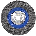 Mercer Industries 183040B - 10" x 1" x 2", 1/2", 5/8" Crimped Wire Wheel, .014 Carbon Steel