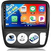 Android Car Stereo for Honda CRV 1997 1998 1999 2000 2001 Manual AC 2G+64G with Carplay Android Auto Mirror Link 9 inch Touchscreen with GPS Navigation WiFi 26UI Bluetooth FM Backup Camera
