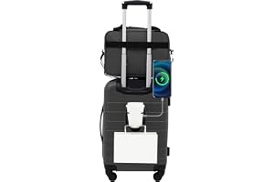 Wrangler Smart Spinner Hardside Luggage, 2 Piece Set, Dark Shadow