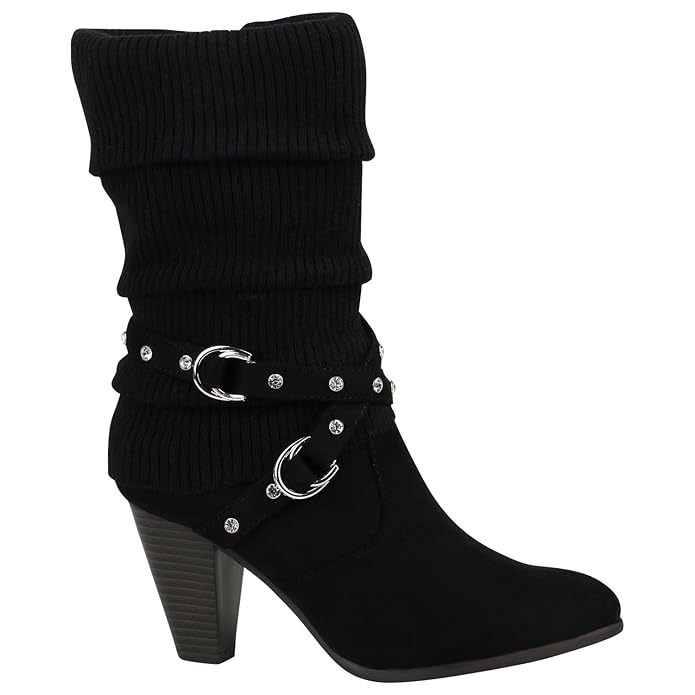 Stiefelparadies Damen Klassische Stiefel Flandell