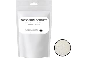 Potassium Sorbate Food Grade - 2 Oz (56.7 g) - Preservative Stabilizer for Winemaking Brewing Cider Mead Kombucha Soft Drinks Baking Cooking - Sold by CAPYBARA Distributors Inc.