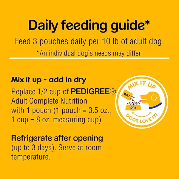 PEDIGREE CHOICE CUTS IN GRAVY ADULT SOFT WET DOG FOOD 18-COUNT VARIETY PACK, 3.5 OZ. POUCHES