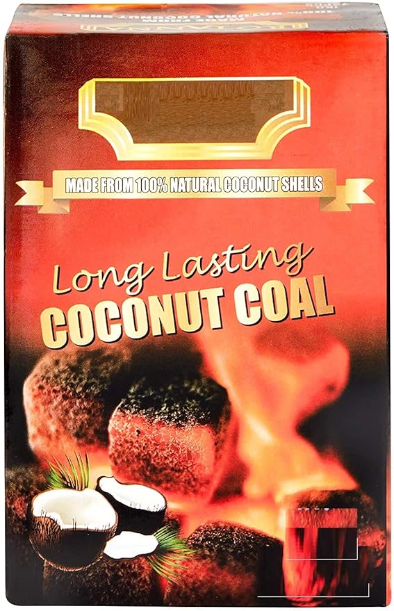 Buy ™ VXI993Coal 100 Natural Coconut Hookah Charcoal Cubes, Shisha