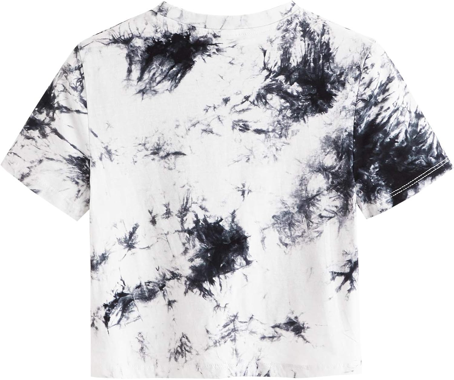 MakeMeChic Women's Summer Crop Top Solid Short Sleeve Twist Front Tee T-Shirt at  Women’s Clothing store