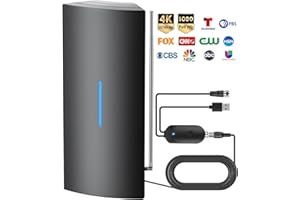 HOTTV 880+ Miles Range for TV Antenna, 2024 Newest Upgraded Digital TV Antenna for Indoor Outdoor, Long Range TV Antenna Indoor Support 8K 4K 1080P for Smart TV/Older TV