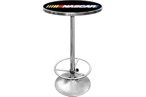 TRADEMARK GAMEROOM NASCAR Chrome Pub Table