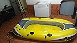 Bestway Hydro-Force - Barca raft naviga para 2 personas, con remos y bomba de pie