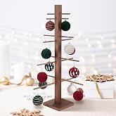 32 Inch Christmas Ornament Display Tree Centerpieces for Tables Ornament Tree Stand Holder Tabletop Artificial Tree for Wedding Anniversary Birthday Farmhouse Party Home Decor