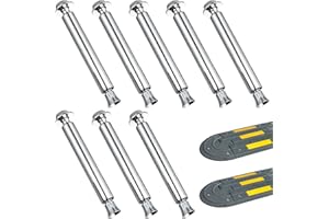 Abaodam Speed Bump Expansion Bolts Stainless Steel Screws 10Pcs Ground Lock Fasteners for Asphalt Traffic