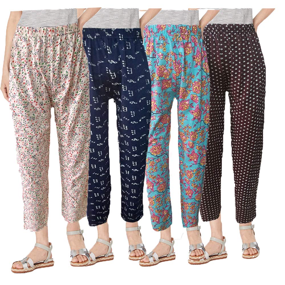 Buy BRAND FLEX Women's Full Night Pant, Sleepwear Pant Prints May Vary
