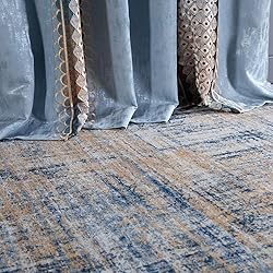jinchan Runner Rug 2x8 Hallway Abstract Sketch