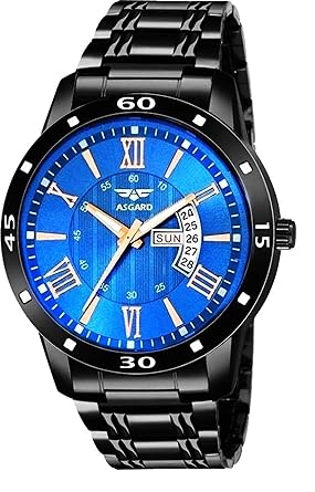 Day & Date Feature Black Watch for Men, Boys