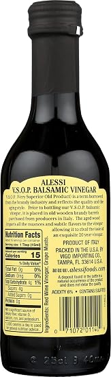 8.5qt alessi Organic balsamic vinegar (071072011720)