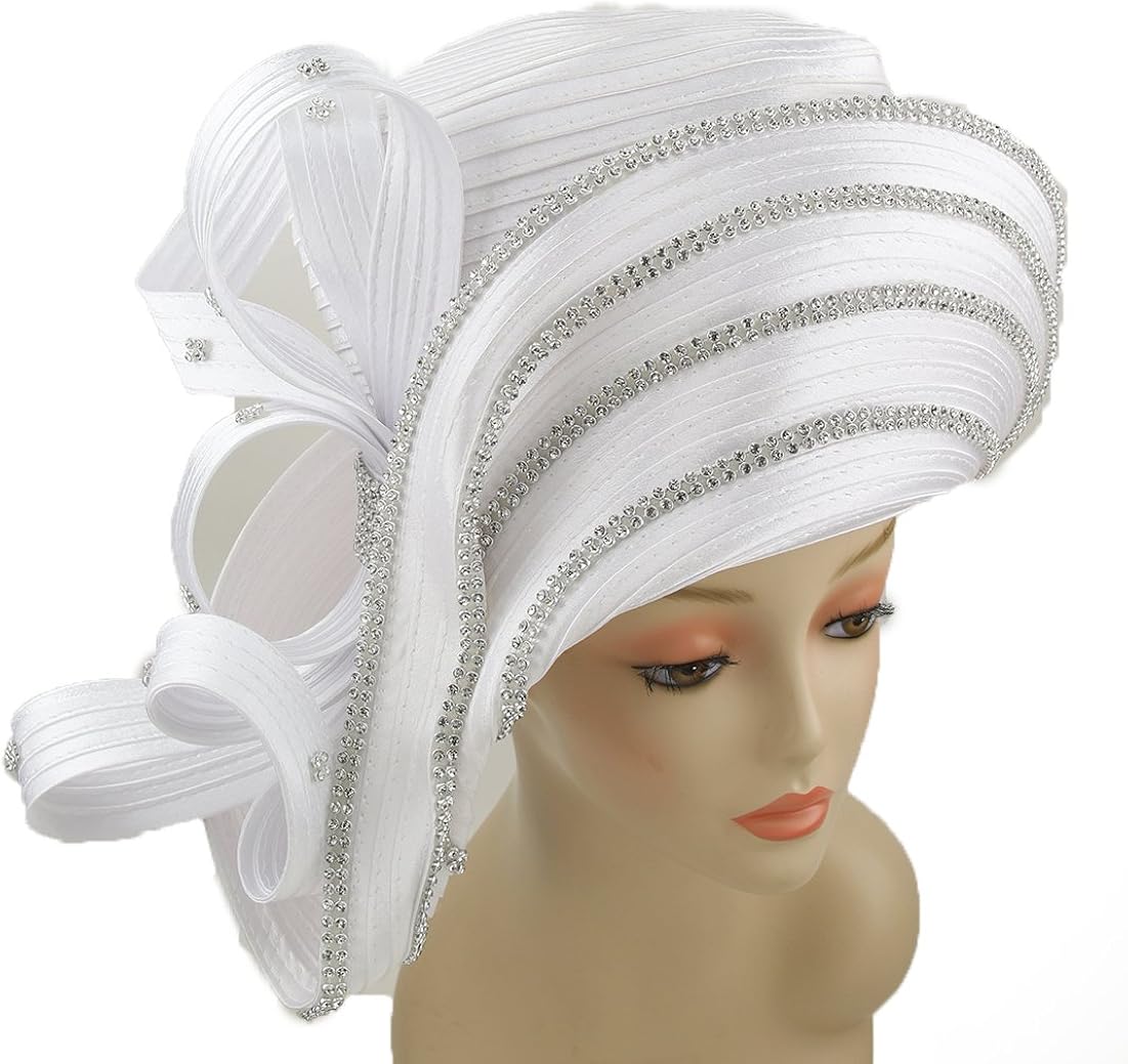 white formal hat