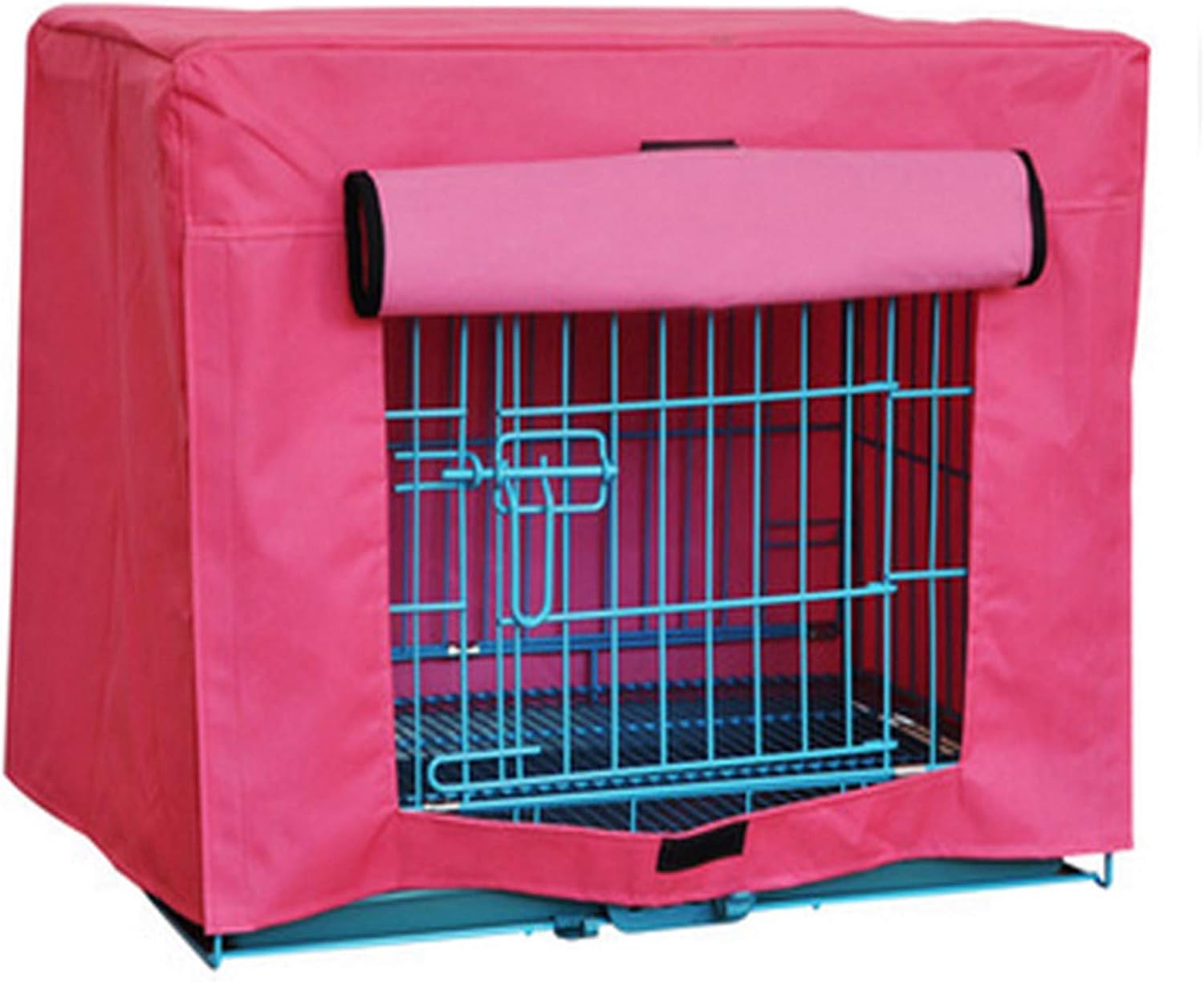 pink dog crate covers
