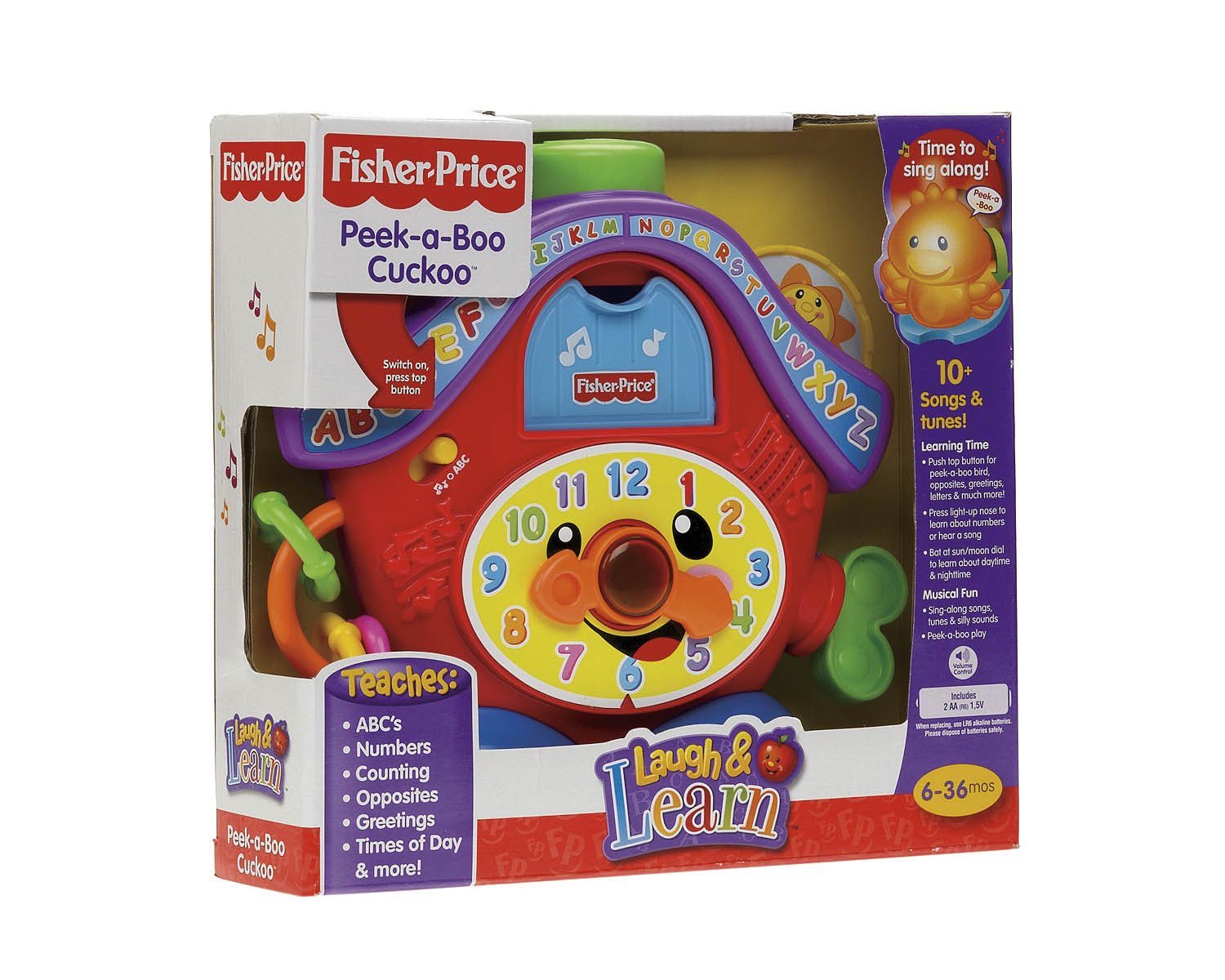 fisher price peek a boo clock