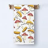MarissaKay99 Mushroom & Attitude Kitchen Towel Gift Friends Family - Funny Political Home Decor - F*Ck Donald Tru Towel - Mushroom Dishes Towels - Soft & Absorbent Kitchen Towels for Anti President