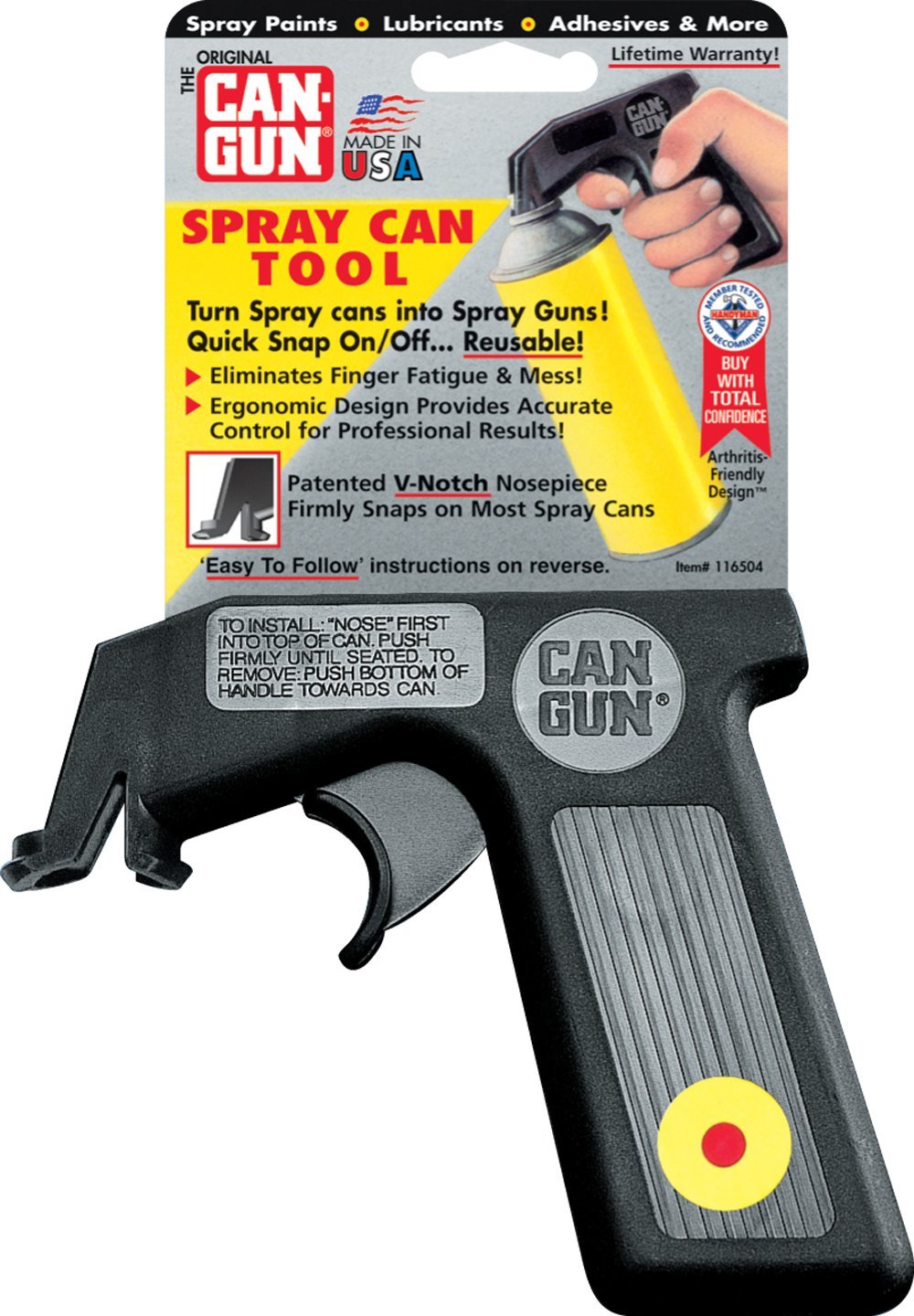 Photo 1 of SafeWorld International 116504-12 The Original Can Gun Spray Can Tool