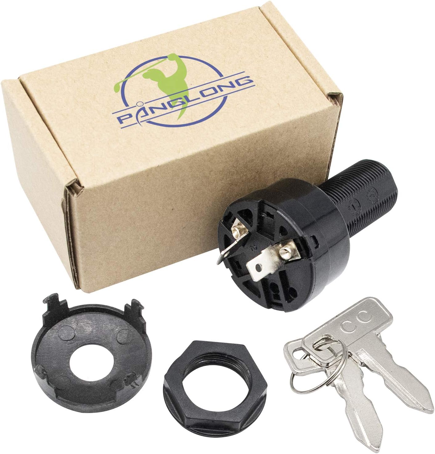 Panglong Starter Switch,Golf Cart Ignition Switch Club Car Precedent Electric 2004+ 2Terminal,Suit 102508601