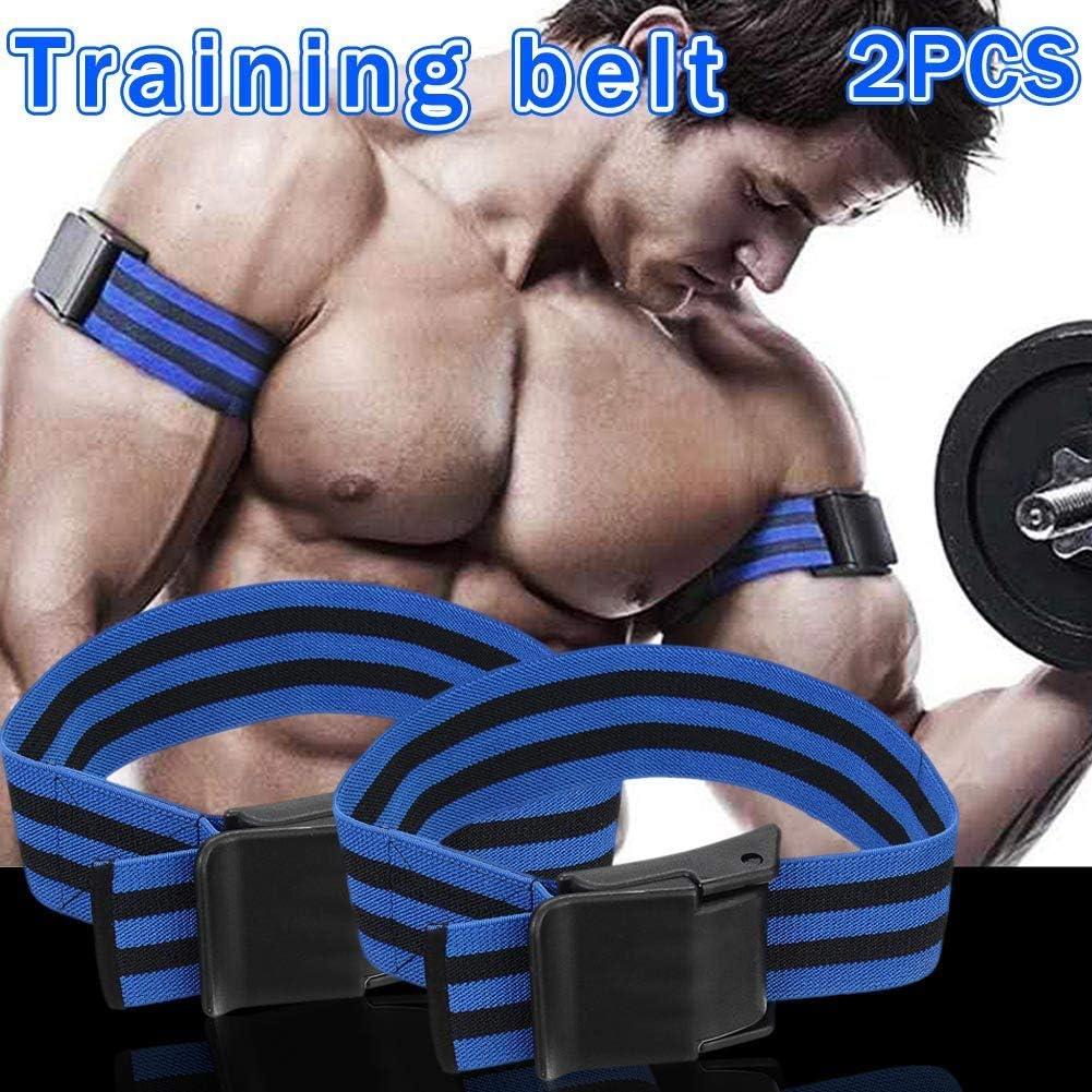 Ablita 2Pcs Blood Flow Restriction Bands Belt Strap Occlusion Tourniquet Biceps Training