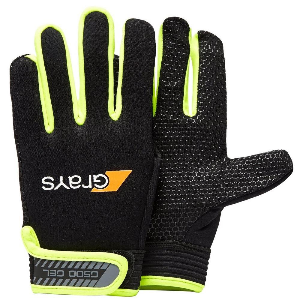 Grays G500 Gel Gloves - Black/Fluo Yellow, Medium