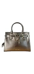 Michael Kors Medium Hamilton Satchel Metallic