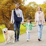 Adiwo Dog Carrier Bag Sling Small Medium Dogs Cats Adjustable Shoulders view 8