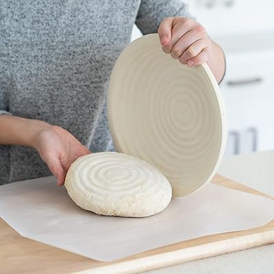 Buy Bulka Banneton Bread Proofing Basket Brotform Spruce Wood Pulp 9 Inch Non Stick Round Dough Proving Bowl Boule Container For Bread Making Sourdough Artisan Loaves Made In Germany Online In Vietnam