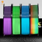 YOUSU 3D Filament Bundle Glow PLA 1.75mm Multicolor 250g x4 view 3