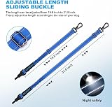 IOKHEIRA Dog Seat Belt Car Harness ISOFIX LATCH Safety Belt Blue view 5