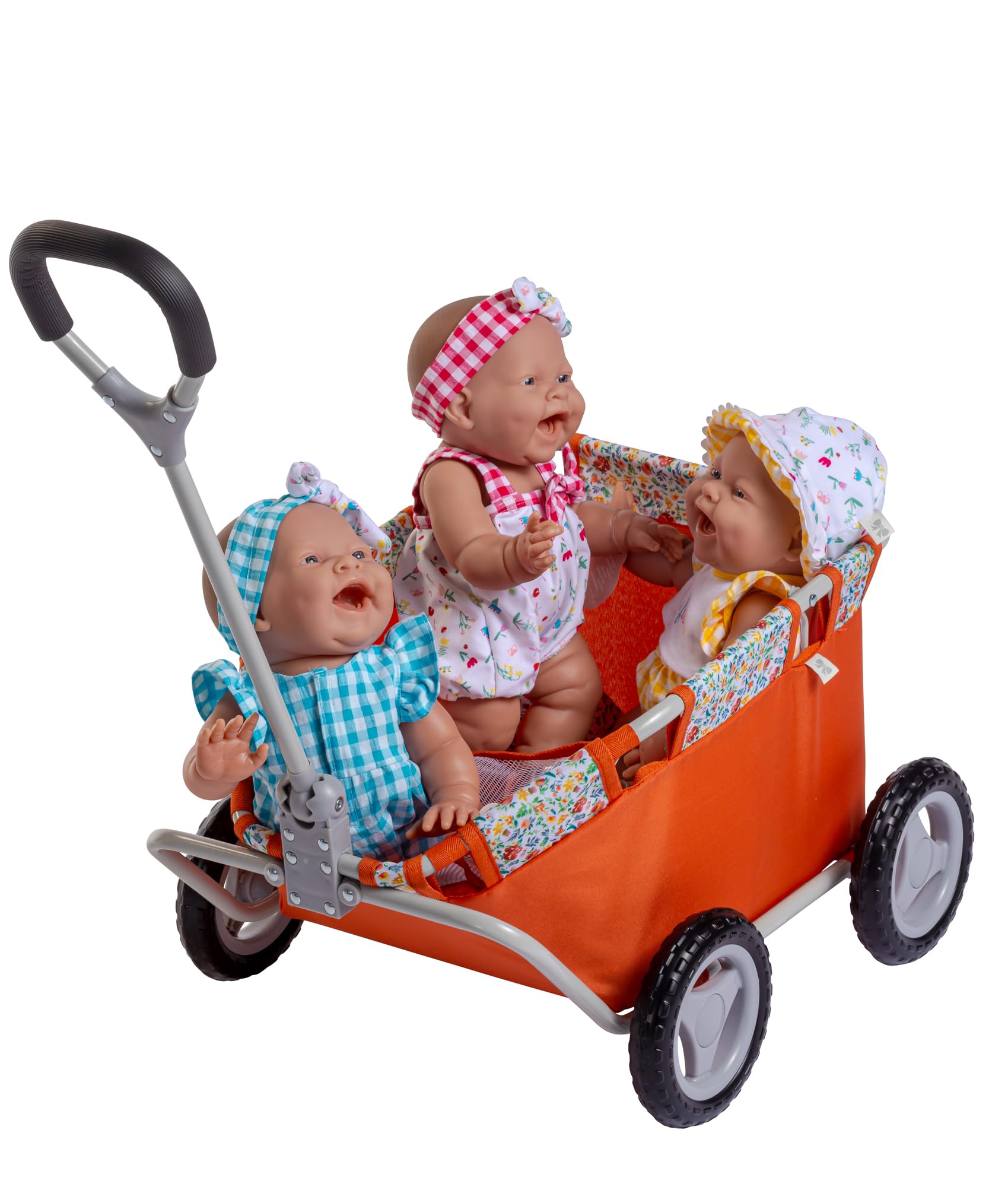 JC Toys - for Keeps Playtime | Deluxe Folding Pull Along | Nature Theme Collection | for Dolls up to 20