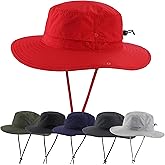 Connectyle Sun Hat for Men Women Outdoor UV Protection Safari Hat for Fishing Hiking Gardening Breathable Cowboy Hat UPF50